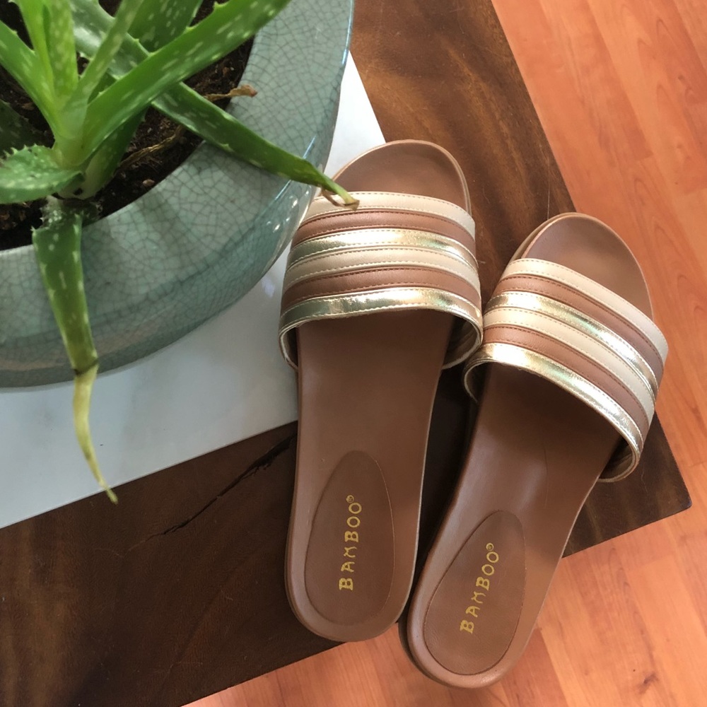 BAMBOO ❤️🔥 SLIDES NWT